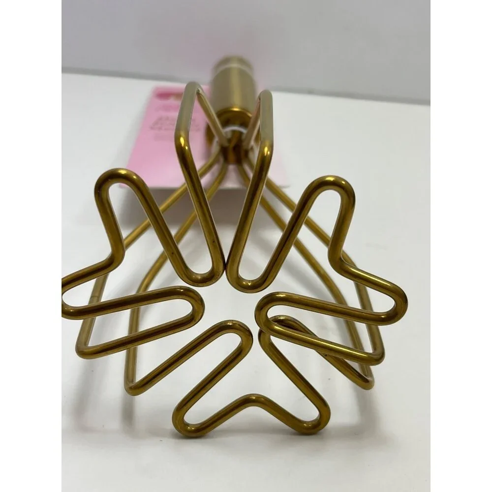 Paris Hilton‎ Heart-Shaped Gold Stainless Steel Potato Masher New!